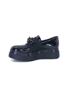 Ivoire 2C4386 Cuir Vernis Noir