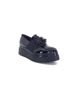 Ivoire 2C4386 Cuir Vernis Noir