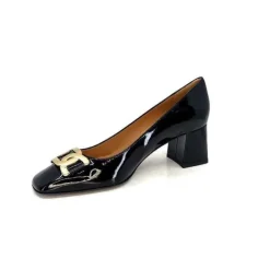 Ivoire Ch732 Cuir Vernis Noir