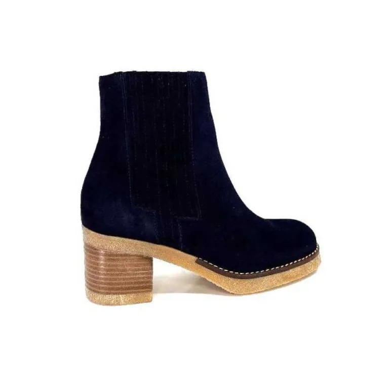 Ivoire Cv6104 Daim Bleu Marine