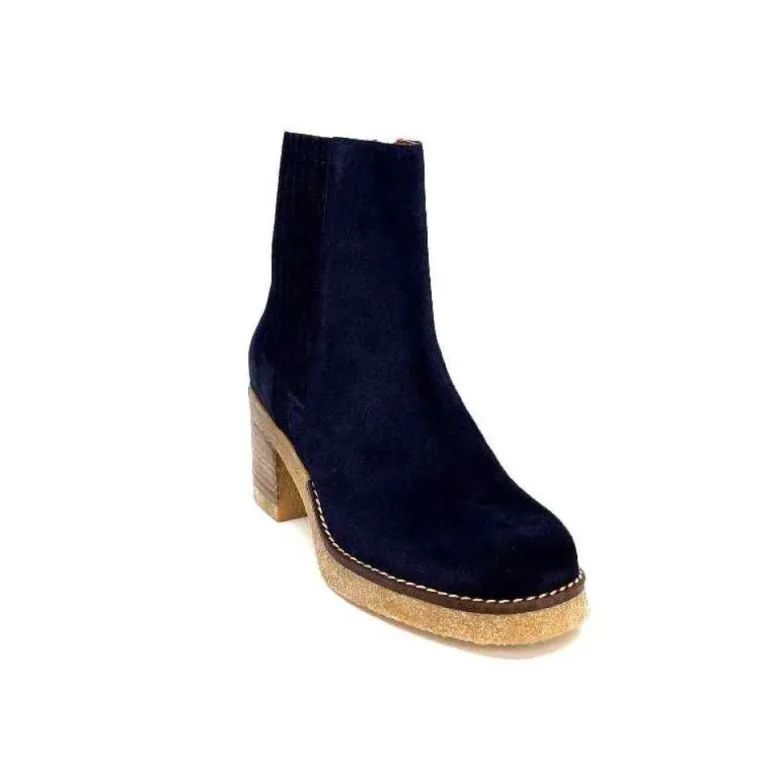 Ivoire Cv6104 Daim Bleu Marine