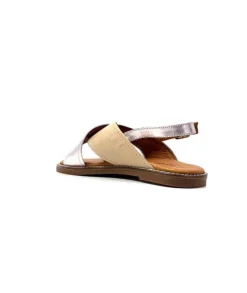 Ivoire 908D Cuir Argent Et Nude