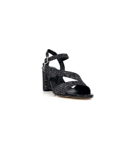 Ivoire F2215 Asia Textile Glitter Noir