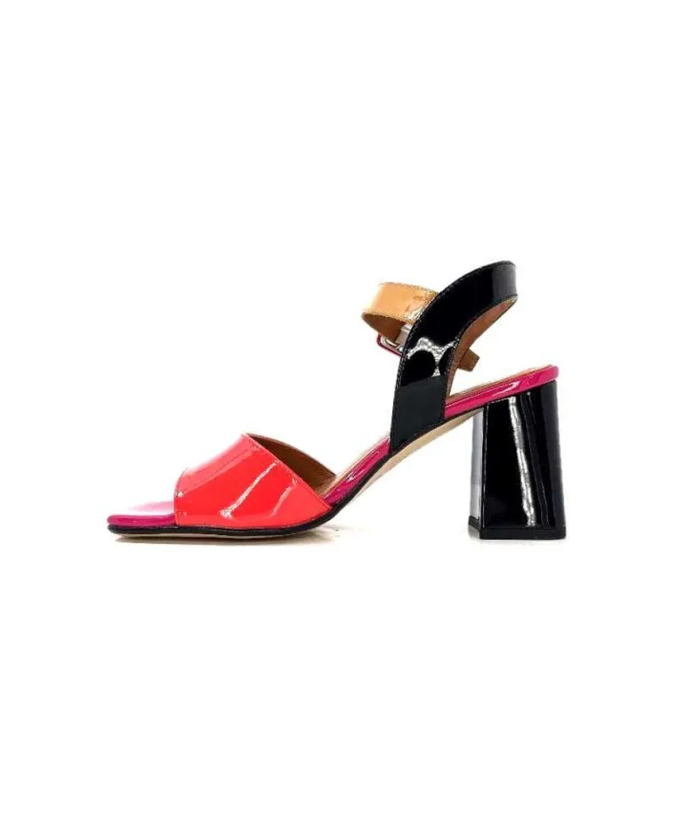 Ivoire F1136 Mare Cuir Vernis Multicolor