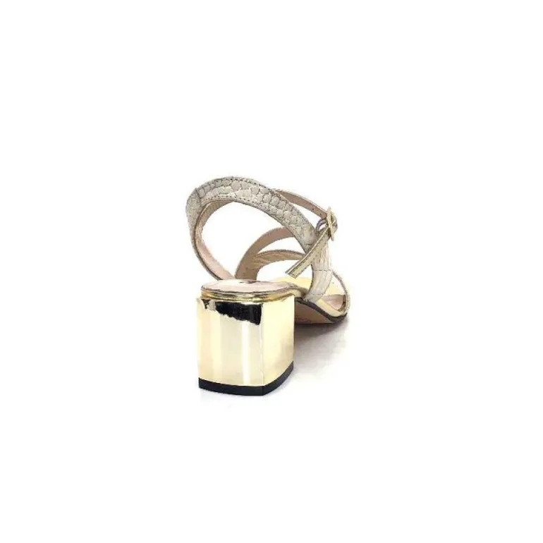 Ivoire F692 Sardegna Cuir Blanc & Or