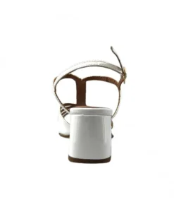 Ivoire F2295 Venezia Cuir Vernis Blanc