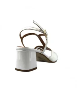 Ivoire F2295 Venezia Cuir Vernis Blanc