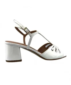 Ivoire F2295 Venezia Cuir Vernis Blanc