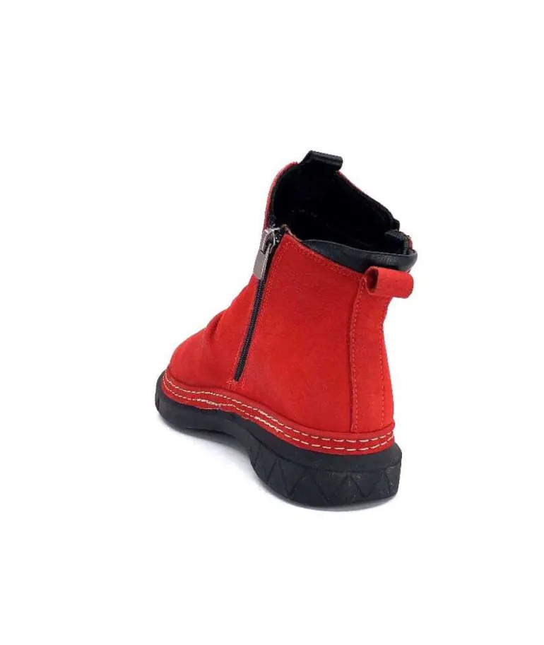 Ivoire 32Fe12 Cuir Vintage Rouge