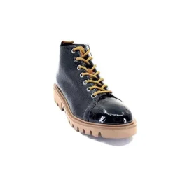 Ivoire 3G4925 Cuir Vernis Noir