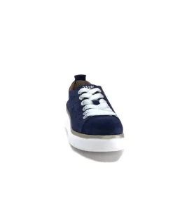 Ivoire 7L4144Pe Cuir Bleu Marine