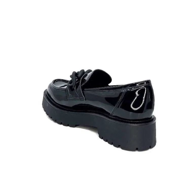 Ivoire 1M4158 Cuir Vernis Noir