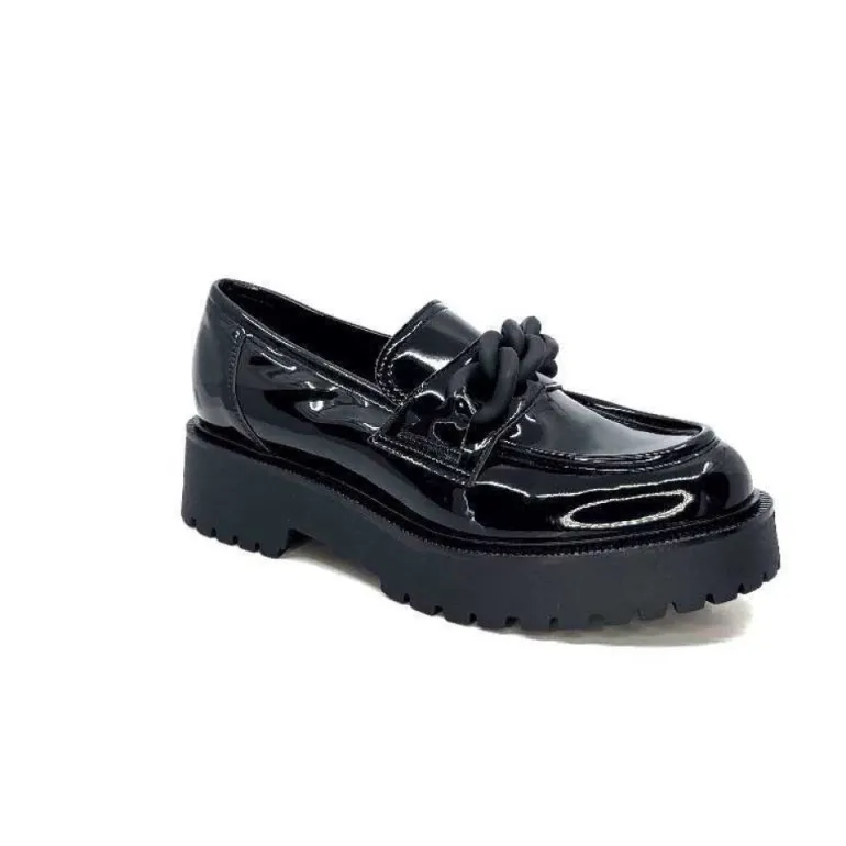 Ivoire 1M4158 Cuir Vernis Noir