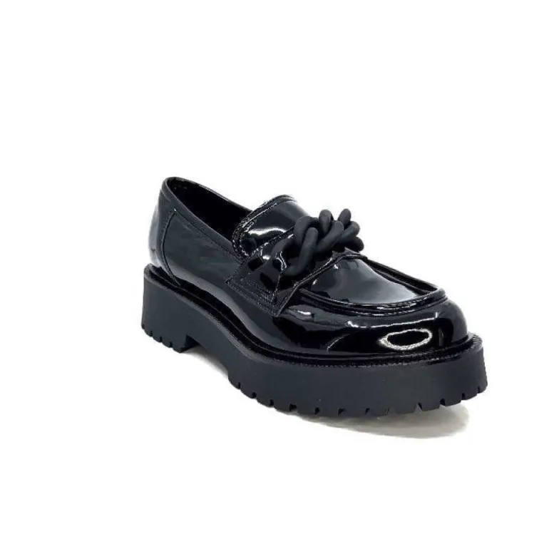 Ivoire 1M4158 Cuir Vernis Noir