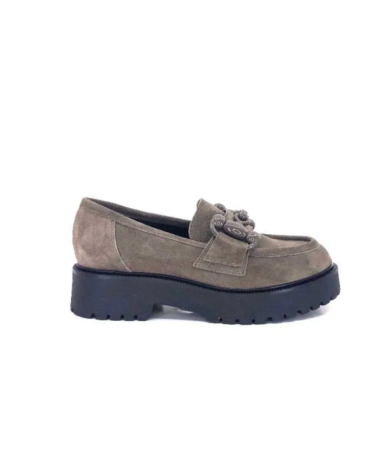 Ivoire 1M4399Pe Daim Taupe