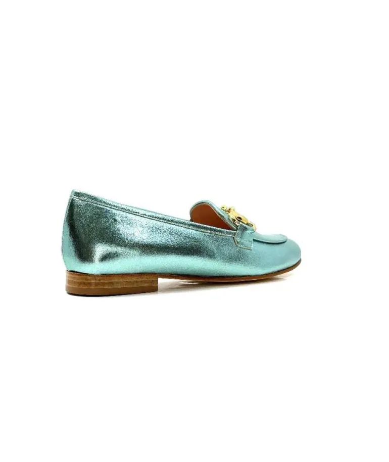 Ivoire S102 Cuir Metal Turquoise