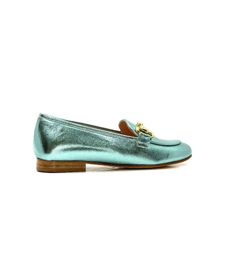 Ivoire S102 Cuir Metal Turquoise