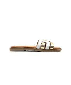 Ivoire Tml 28 Cuir Blanc Or