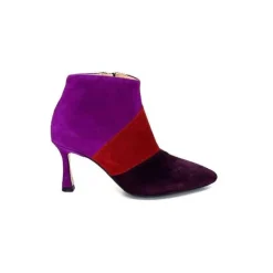 L'Arianna Tr1672 Daim Prune Rouge Fushia