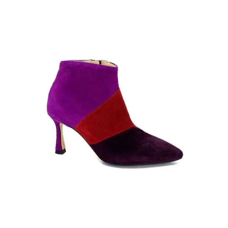 L'Arianna Tr1672 Daim Prune Rouge Fushia