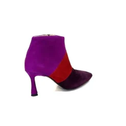 L'Arianna Tr1672 Daim Prune Rouge Fushia