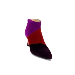 L'Arianna Tr1672 Daim Prune Rouge Fushia