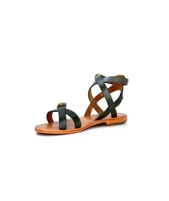 Les Tropeziennes Hepana Cuir Vert Tilleul