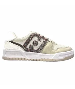 Liu.Jo Ba3093Tx306 Suede Textile Blanc Glitter