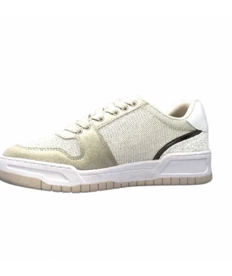 Liu.Jo Ba3093Tx306 Suede Textile Blanc Glitter