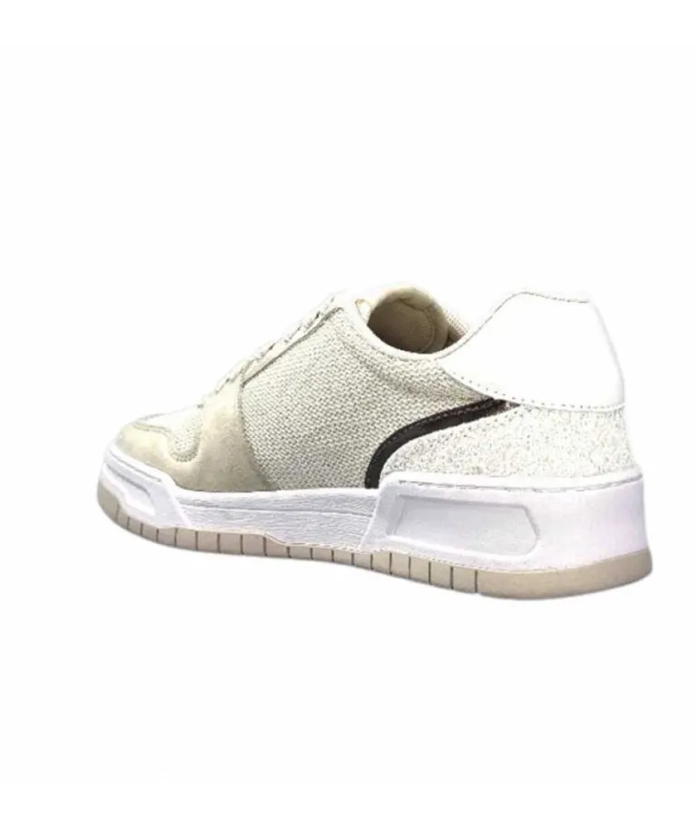 Liu.Jo Ba3093Tx306 Suede Textile Blanc Glitter