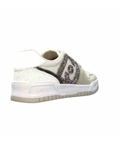 Liu.Jo Ba3093Tx306 Suede Textile Blanc Glitter
