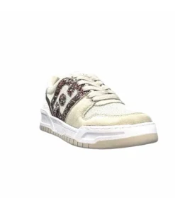 Liu.Jo Ba3093Tx306 Suede Textile Blanc Glitter