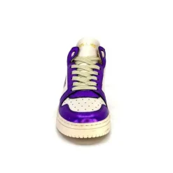 Meline 22Db Cuir Creme Et Violet