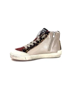 Meline Nkc320 Cuir Nacre Nude Daim Rouge Paillette Noir