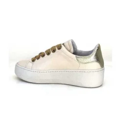 Meline Pf222 Cuir Creme Et Dore