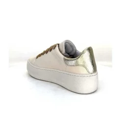 Meline Pf222 Cuir Creme Et Dore