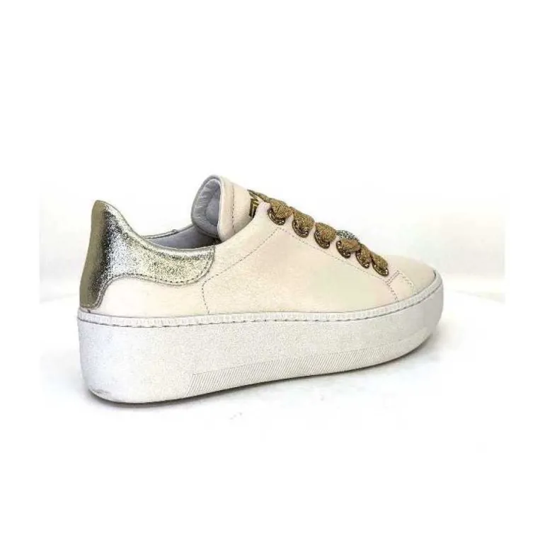 Meline Pf222 Cuir Creme Et Dore