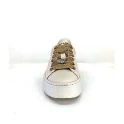 Meline Pf222 Cuir Creme Et Dore