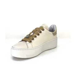 Meline Pf222 Cuir Creme Et Dore