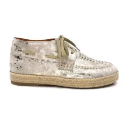 Minka Arnaud Cuir Nude Metal Or