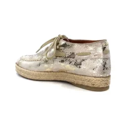 Minka Arnaud Cuir Nude Metal Or