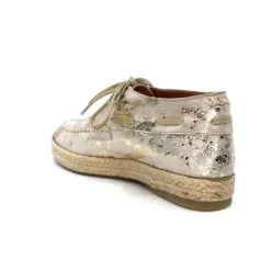 Minka Arnaud Cuir Nude Metal Or