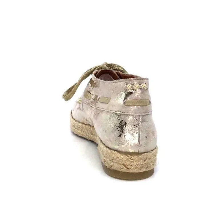 Minka Arnaud Cuir Nude Metal Or