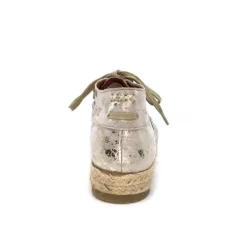 Minka Arnaud Cuir Nude Metal Or