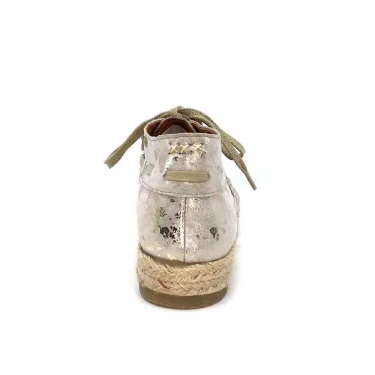 Minka Arnaud Cuir Nude Metal Or