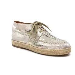 Minka Arnaud Cuir Nude Metal Or