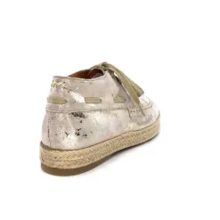 Minka Arnaud Cuir Nude Metal Or