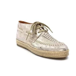 Minka Arnaud Cuir Nude Metal Or