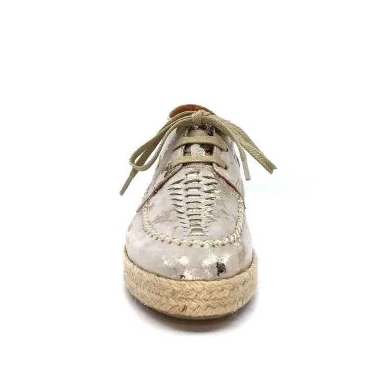 Minka Arnaud Cuir Nude Metal Or