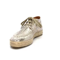 Minka Arnaud Cuir Nude Metal Or